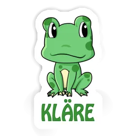 Frog Sticker Kläre Image