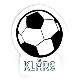 Kläre Sticker Football Image