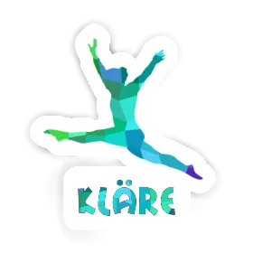 Gymnaste Autocollant Kläre Image