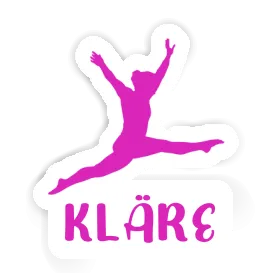Kläre Autocollant Gymnaste Image