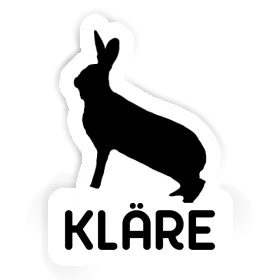 Autocollant Lapin Kläre Image
