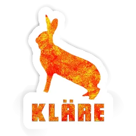 Autocollant Lapin Kläre Image