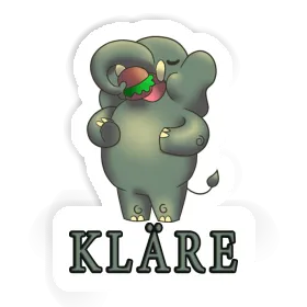 Kläre Sticker Elephant Image