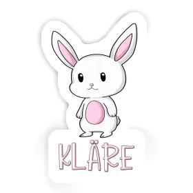 Lapin Autocollant Kläre Image