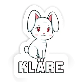 Autocollant Lapin Kläre Image