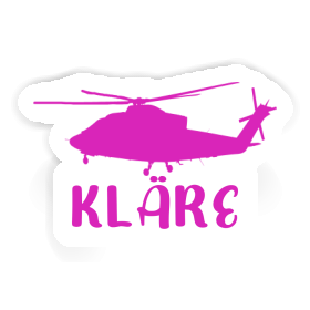 Sticker Helicopter Kläre Image