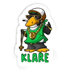 Autocollant Pingouin hip-hop Kläre Image