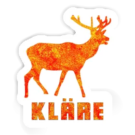 Sticker Deer Kläre Image