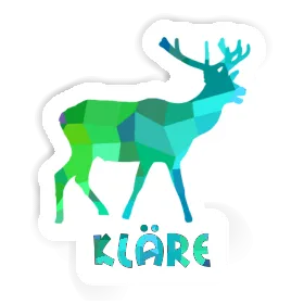 Kläre Sticker Deer Image