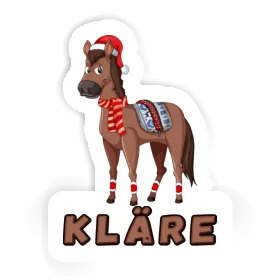 Kläre Sticker Horse Image