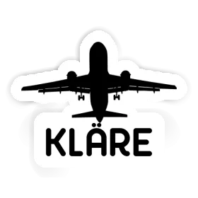 Kläre Sticker Jumbo-Jet Image