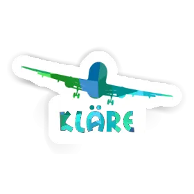 Airplane Sticker Kläre Image