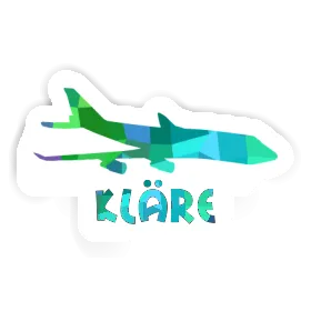 Jumbo-Jet Sticker Kläre Image