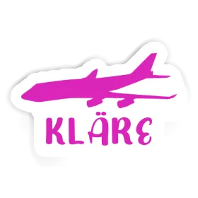 Sticker Kläre Jumbo-Jet Image