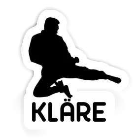 Kläre Autocollant Karatéka Image
