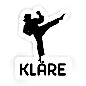 Autocollant Kläre Karatéka Image