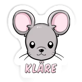 Kläre Sticker Mousehead Image