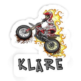 Sticker Motocross Rider Kläre Image