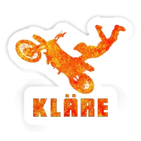 Autocollant Motocrossiste Kläre Image