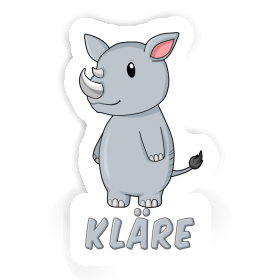 Rhino Sticker Kläre Image