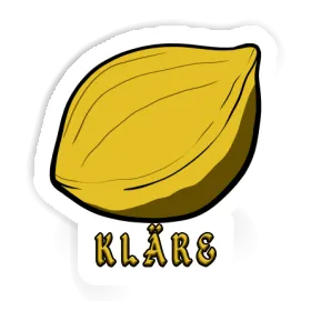 Nut Sticker Kläre Image