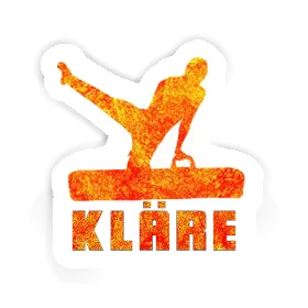 Kläre Autocollant Gymnaste Image