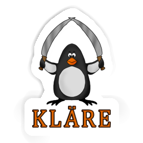 Autocollant Kläre Pingouin de combat Image