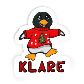 Kläre Sticker Christmas Penguin Image