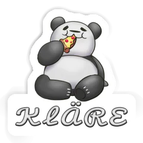 Sticker Kläre Panda Image