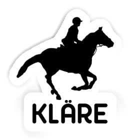 Kläre Sticker Horse Rider Image