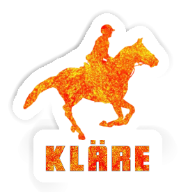 Sticker Kläre Horse Rider Image
