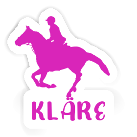 Sticker Kläre Horse Rider Image