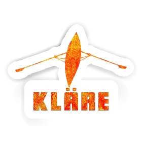 Kläre Sticker Rowboat Image