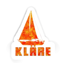 Sailboat Sticker Kläre Image