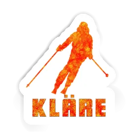 Kläre Sticker Skier Image