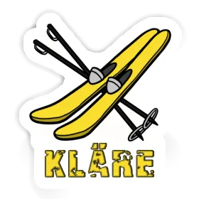 Ski Sticker Kläre Image