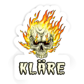Sticker Skull Kläre Image
