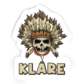 Sticker Skull Kläre Image