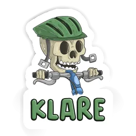 Sticker Mountainbiker Kläre Image