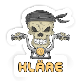 Kläre Sticker Motorbike Rider Image