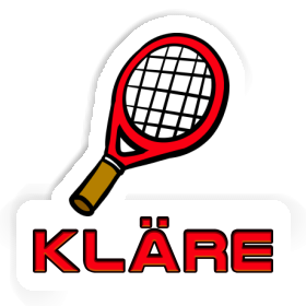 Sticker Kläre Tennis Racket Image