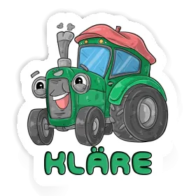 Kläre Sticker Tractor Image