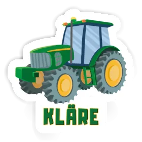 Sticker Kläre Tractor Image
