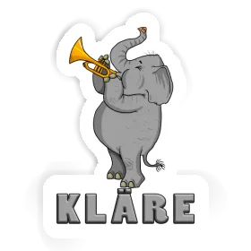Éléphant Autocollant Kläre Image