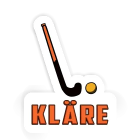 Floorball Stick Sticker Kläre Image