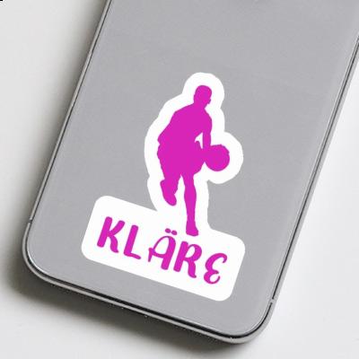 Basketballspieler Sticker Kläre Notebook Basketballspieler Sticker Kläre Notebook Image