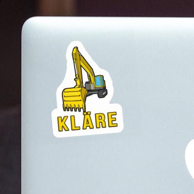 Excavator Sticker Kläre Notebook Excavator Sticker Kläre Gift package Image