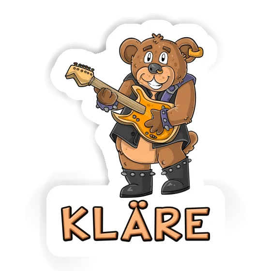 Kläre Sticker Rocker Bear Notebook Kläre Sticker Rocker Bear Gift package Image
