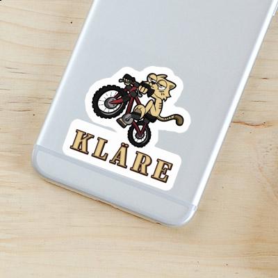 Autocollant Chat à vélo Kläre Laptop Autocollant Chat à vélo Kläre Laptop Image