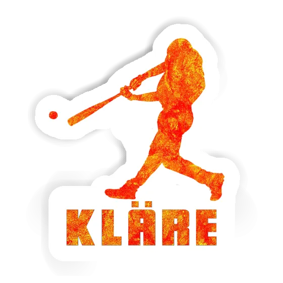 Sticker Kläre Baseball Player Sticker Kläre Baseball Player Image